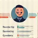 Illustration representing a candidate profile with history