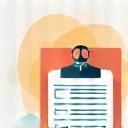 Illustration representing structured interview templates and frameworks